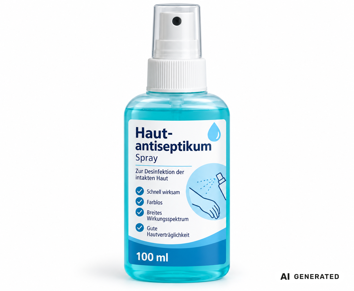 Tupfer und Hautantiseptikum